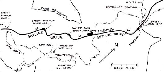 Map of Hightop Area